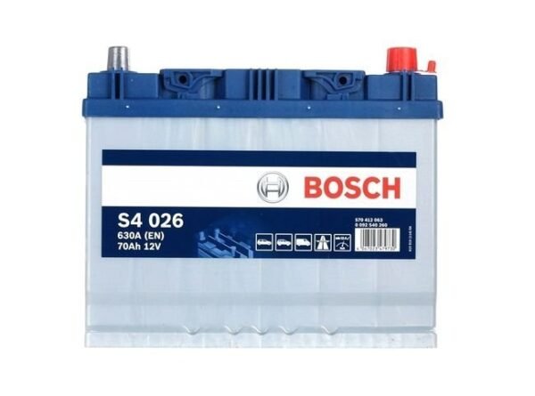 BATTERIE BOSCH S4 70AH, 630A, 0092S40270 M10 G