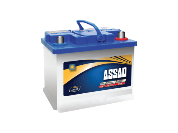 BATTERIE ASSAD TURBO PRO 370A, 55AH, L2HD